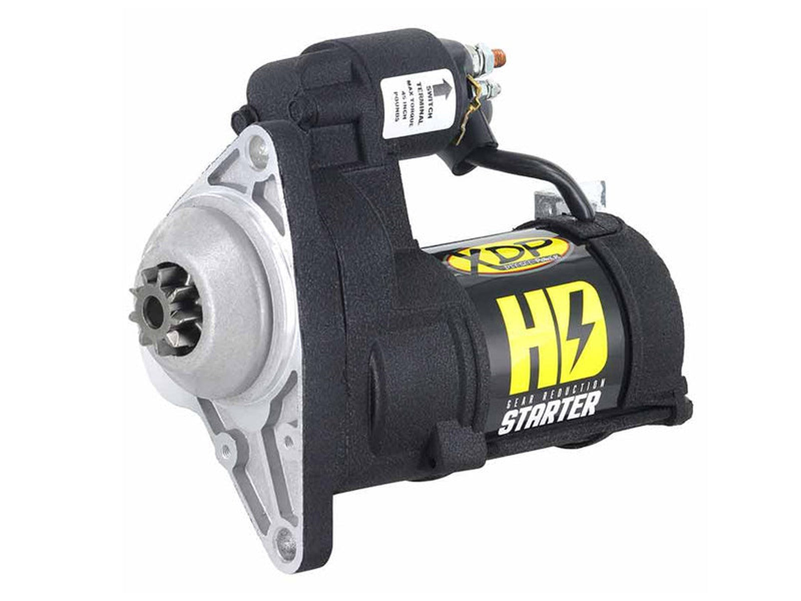gear reduction starter motor XDP Gear Reduction Starter 01-16 GM 6.6L Duramax Wrinkle Black XD251