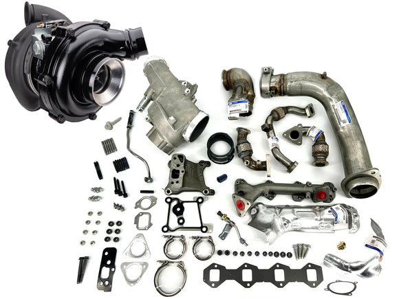 ZZ Diesel Complete 2017-2019 Turbo Upgrade Retrofit Kit, 2011-2014 Ford Powerstroke 6.7L, With Fleece Turbo