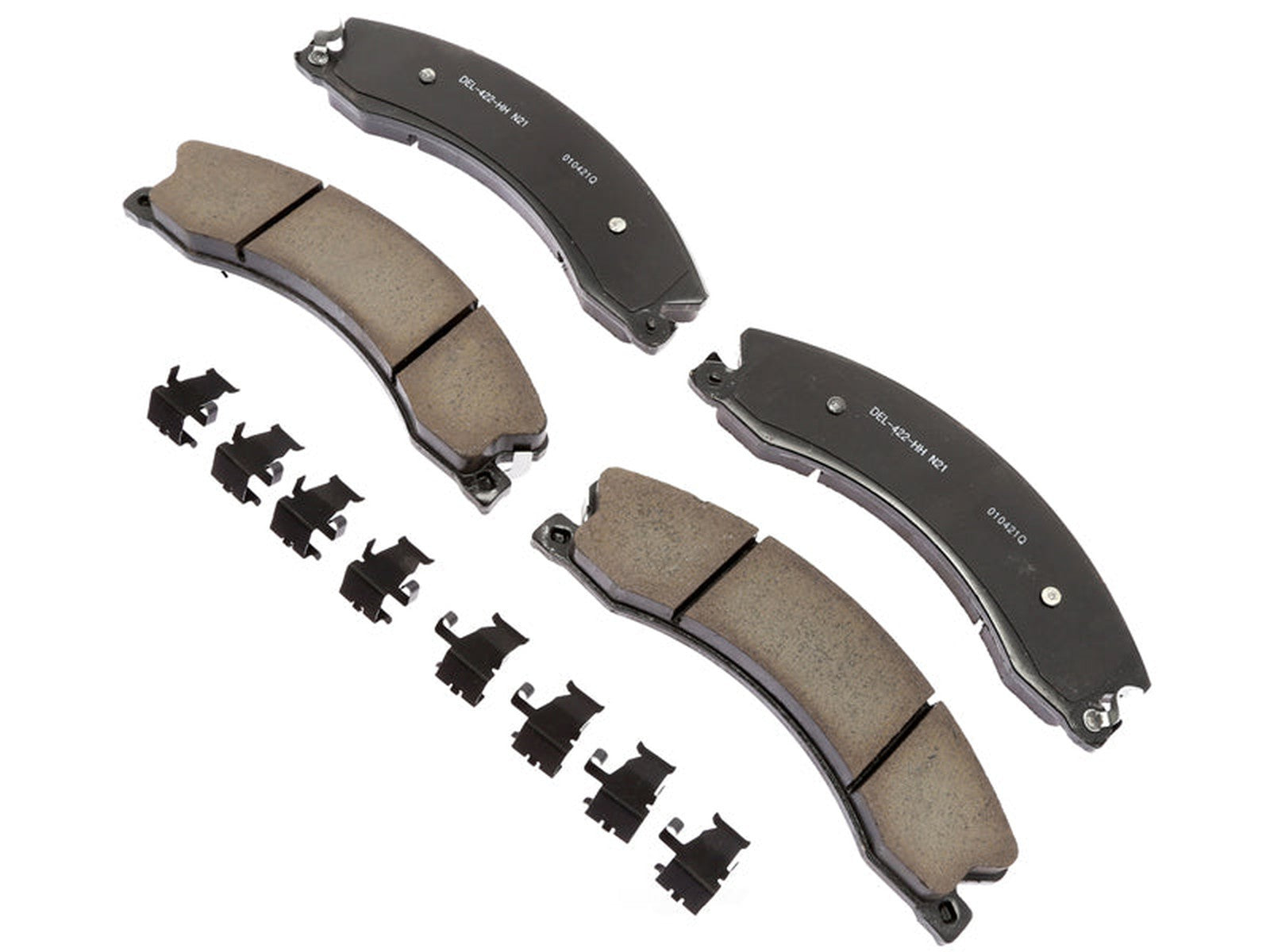 ACDelco Gold 17D1711CH Ceramic Front Disc Brake Pad Set - View #5