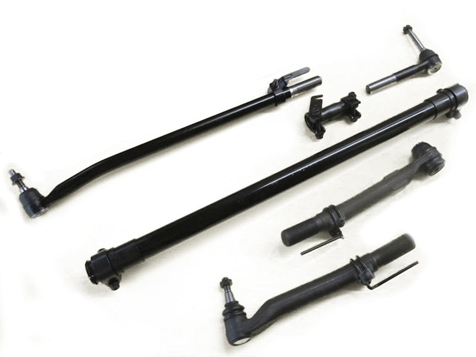 thumbnail image 2 of Front End Suspension Kit For 2005-2010 Ford F-350 – 4-Piece Tie Rod Ends & Drag Link – Greasable 2 of 3