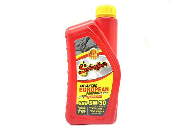 Schaeffers 8008 Supreme Advanced European Performance Mid SAPS 5W-30, 1 Quart