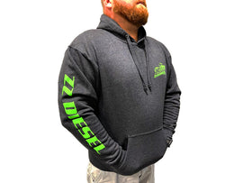 Lime Green / Gray ZZ Hoodie