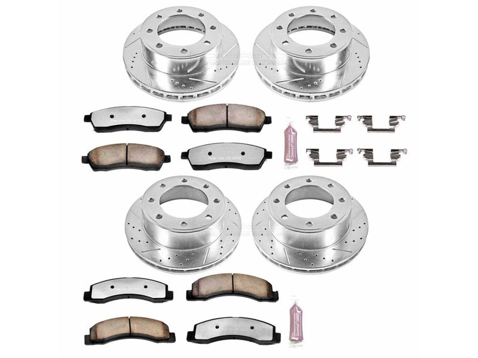 K1906-36 Powerstop Z36 Extreme Front and Rear Brake Kit, 2000-2004