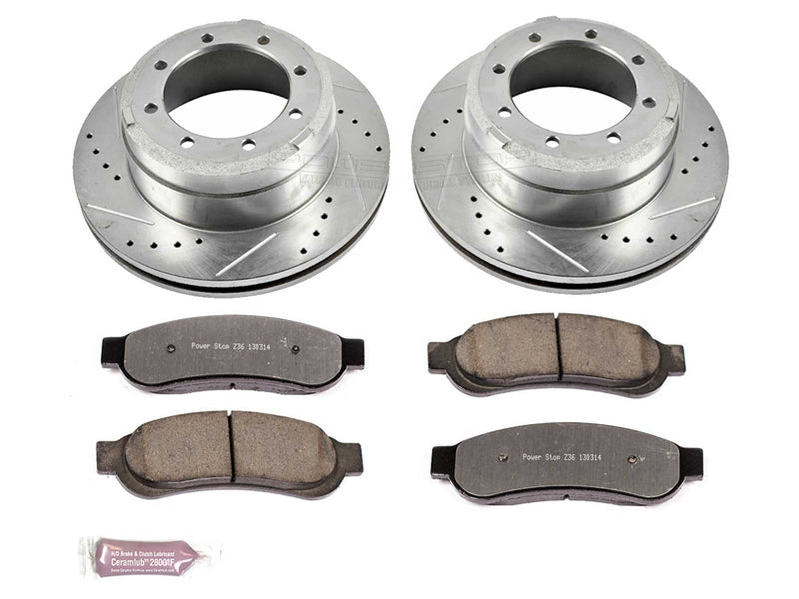 PowerStop Rear Z36 Truck & Tow Brake Kit w/ Calipers | Ford Explorer (2006–2010) (KC1929-36)
