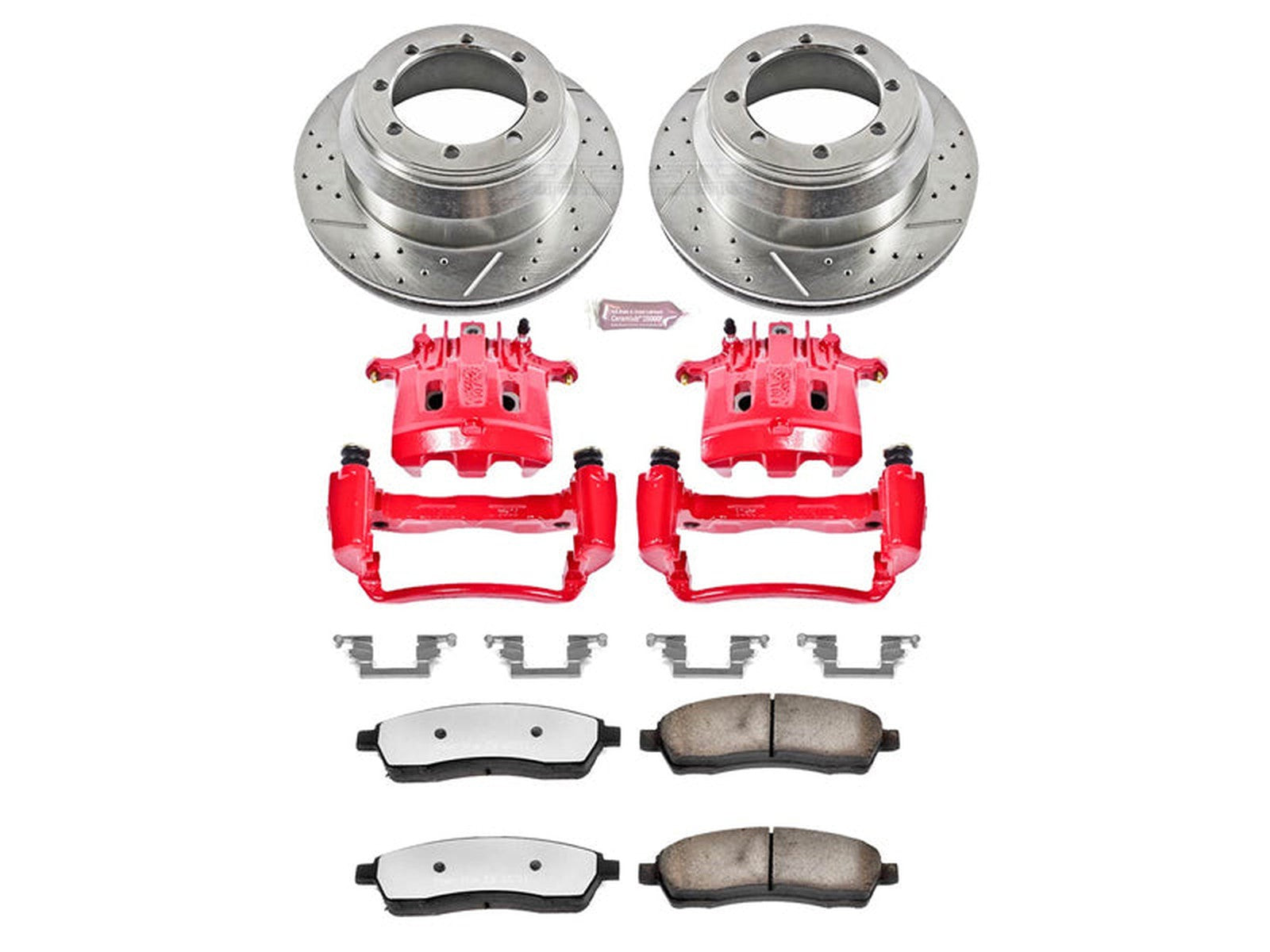 PowerStop Rear Z36 Truck & Tow Kit w/ Calipers | Ford F-350 Super Duty (1999–2000) (KC1889-36) main image 1