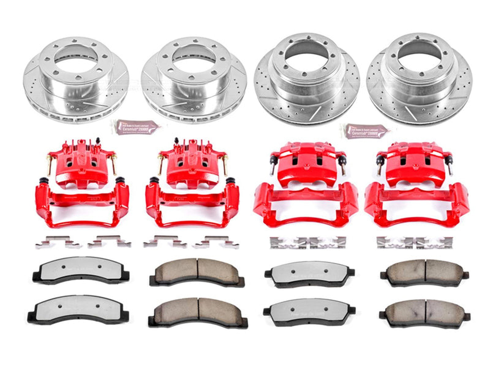 KC1907A-36 Powerstop Z36 Extreme Front and Rear Brake Kit with