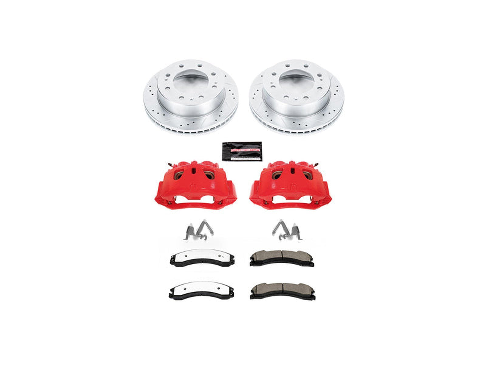 Powerstop Z36 Extreme Front Brake Kit with Calipers, 2012-2019 GM
