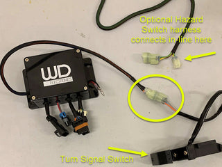 WD Electronics PTSK-8009 Hazard Add-On To The V2 Turn Signal Kit, Standard Rocker Switch, 2015-2022 Polaris RZR, General