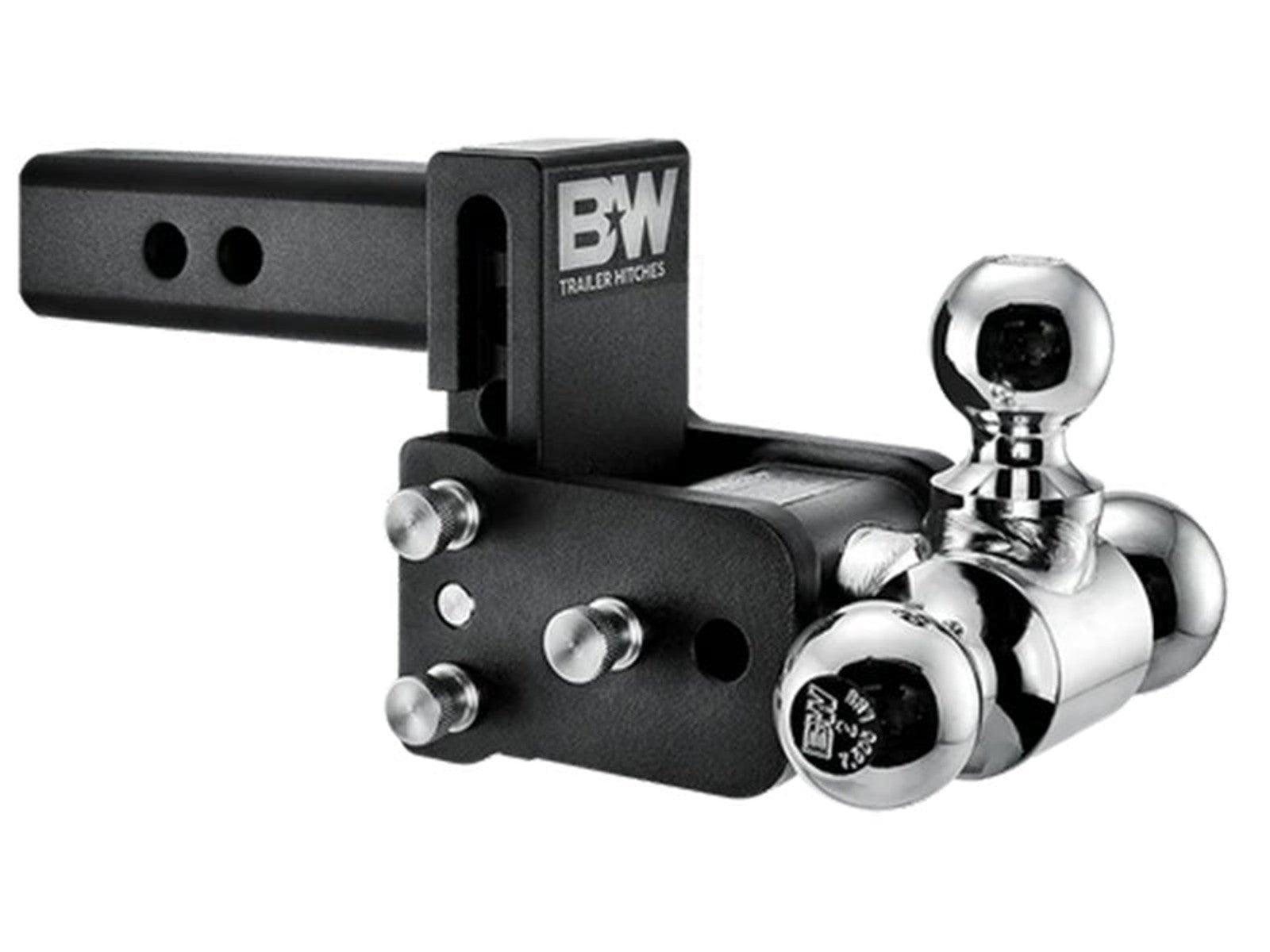 TS10047B B&W Tow and Stow Adjustable Ball Mount 2 Receiver