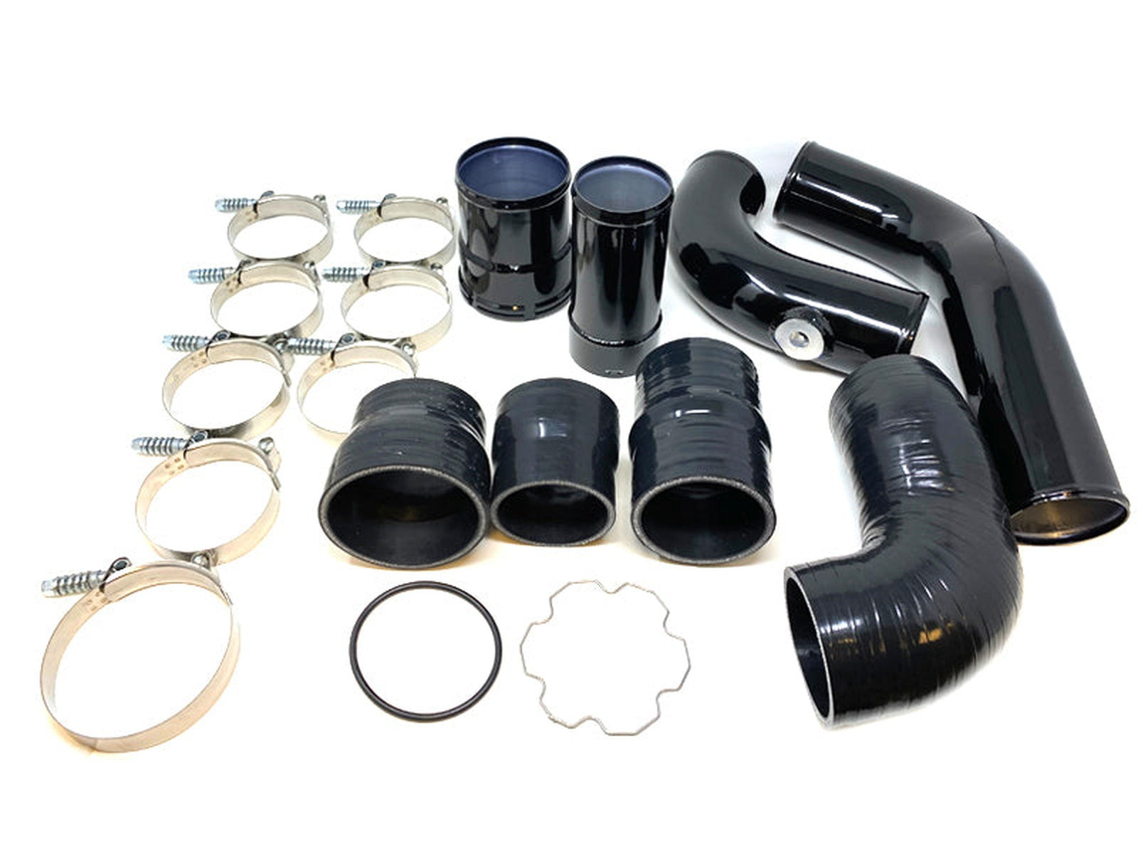 Cold-Side Intercooler Pipe Boot Kit For 06-10 Chevy Silverado 2500 HD/3500 HD – Lines Racing