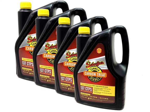 Schaeffers 137CTPS CarbonTreat™ Premium Summer Fuel Additive, Gallon, Case of 4