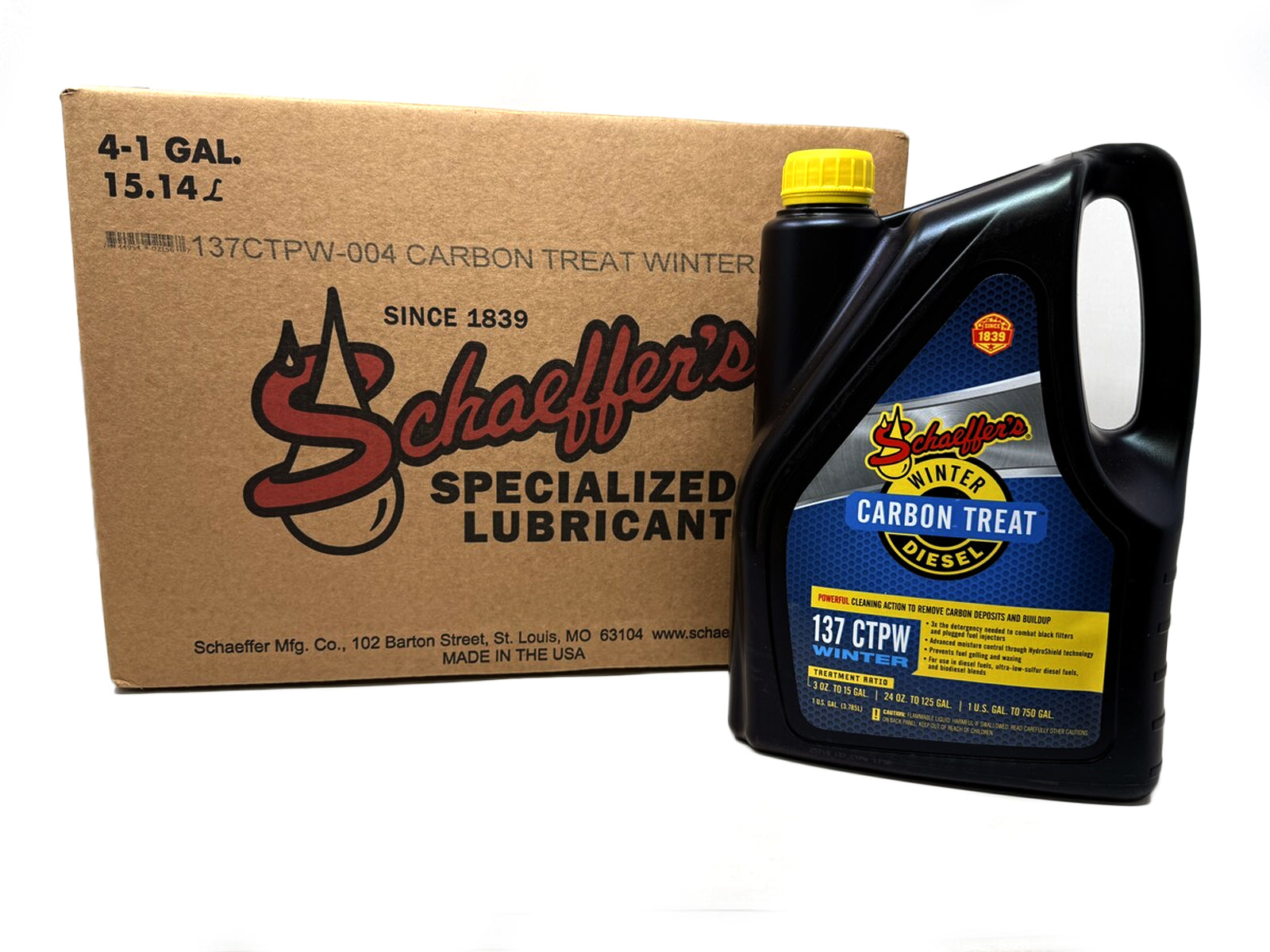 Schaeffers 0137CTPW CarbonTreat Premium Winter Fuel Additive
