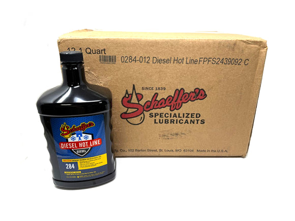 Schaeffers 0284 Diesel Hot Line, Quart, Case of 12 Box