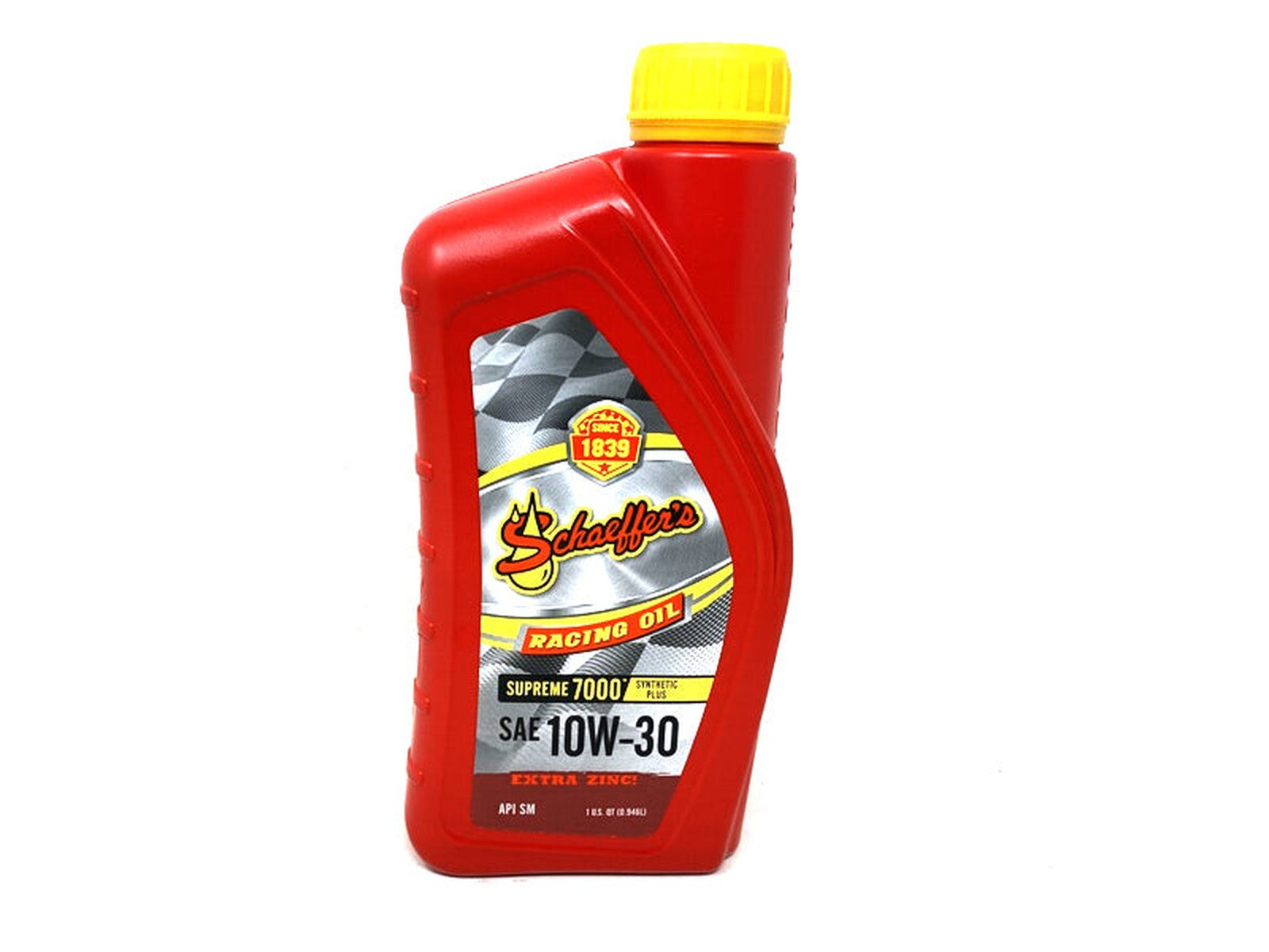 Schaeffers 0709-012 Supreme 7000 Synthetic Plus Gas Racing Oil 10W-30, Quart