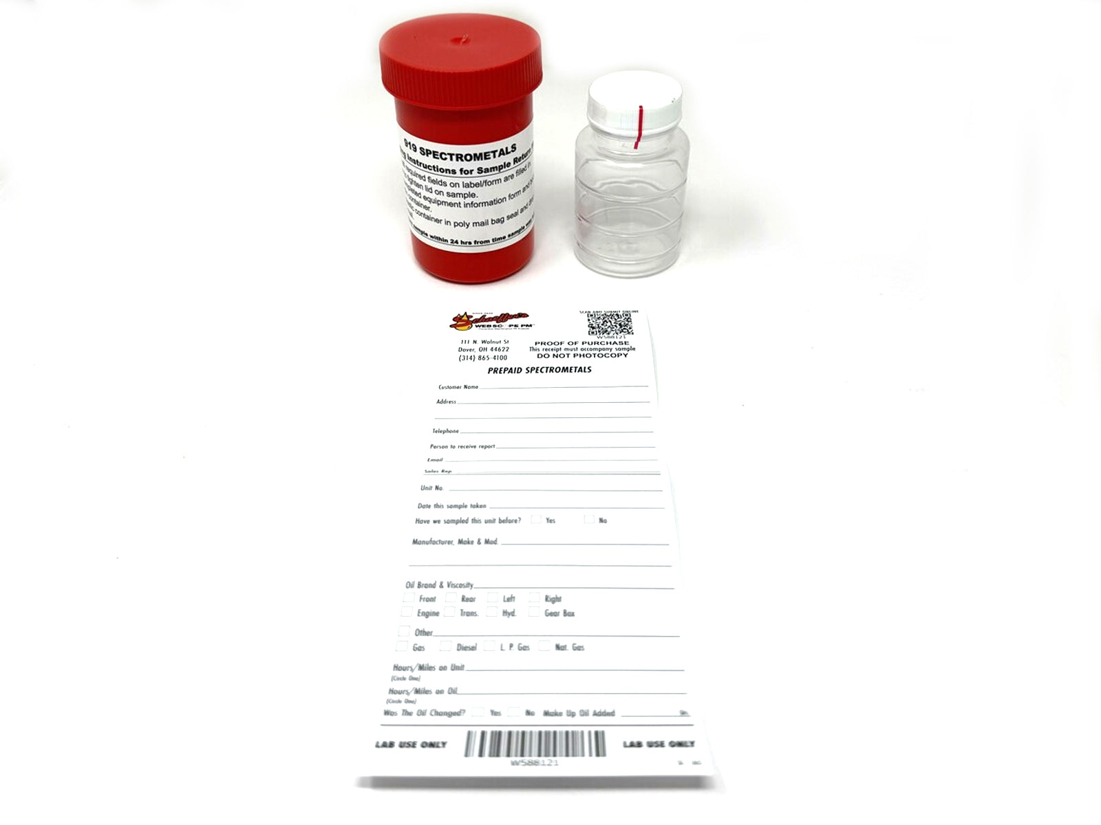 Schaeffers 0919 Webscope PM Oil Analysis Test Kit, Universal