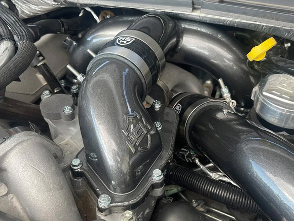 HS Motorsports Premium Intake Manifold Upgrade, 2011-2019 Ford 6.7L Powerstroke, Gloss Black