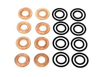 Victor Reinz 15-11200-01 Injector Seal Kit, O-rings and Washers, 2001-2004 GM 6.6L Duramax LB7