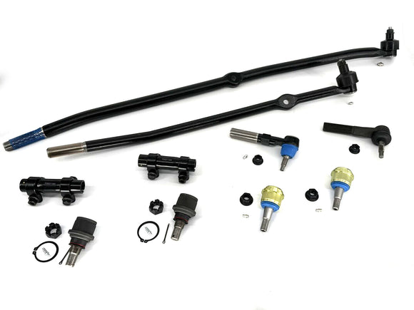 Forged Diesel 10 Piece Ball Joint Tie Rod Drag Link Kit, 2003-2007 Dodge Ram 2500 3500 4WD