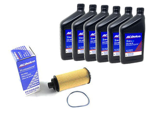 ACDelco OE Oil Change Kit, Filter and 5W-30 Oil, 2016-2023 GM 2.8L LWN