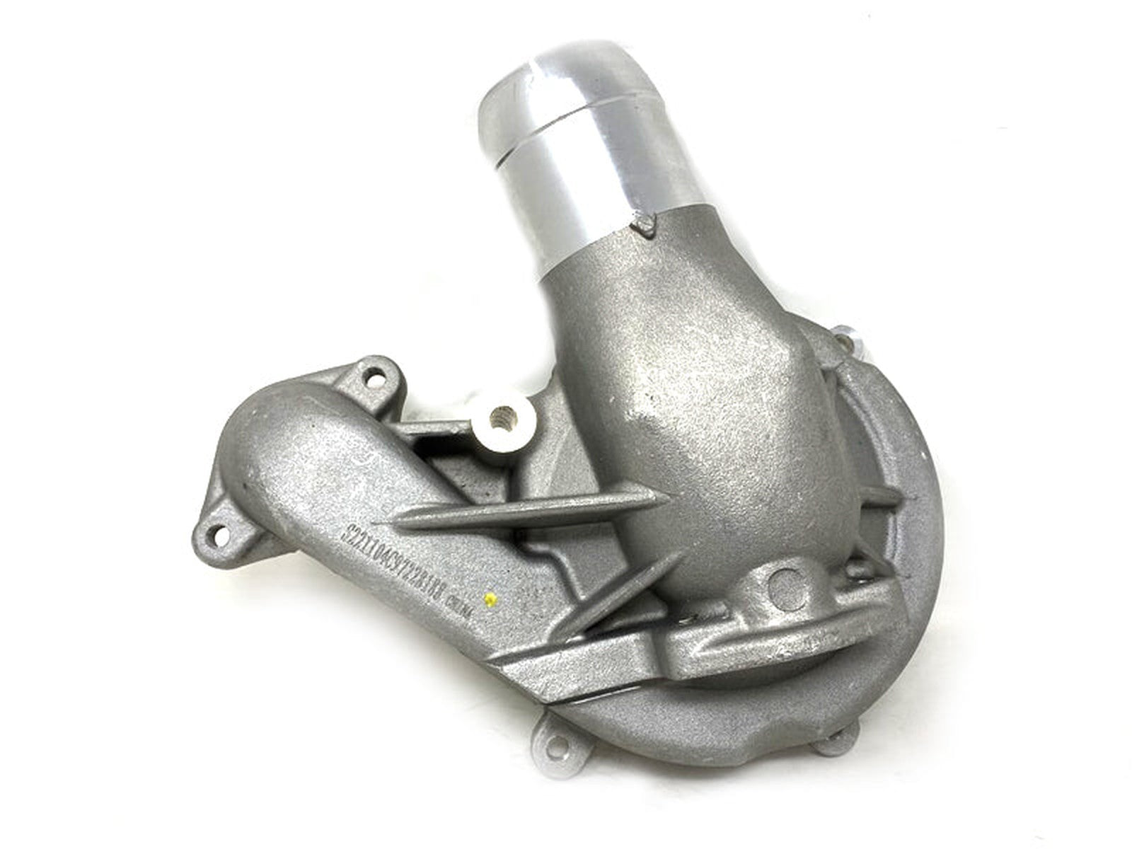 Forged Diesel Water Pump Cover Shot 2, 2001-2005 GM 6.6L Duramax LB7 LLY