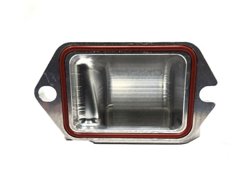 Forged Diesel Billet Engine Oil Cooler Adapter, 2001-2007, 2011-2019 GM 6.6L Duramax LB7 LLY LBZ LML L5P, Photo 2