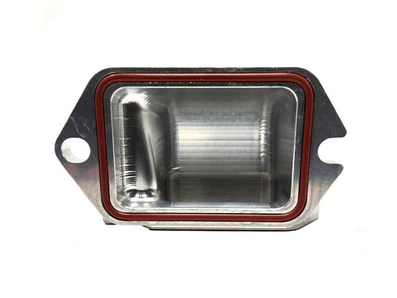 Forged Diesel Billet Engine Oil Cooler Adapter, 2001-2007, 2011-2019 GM 6.6L Duramax LB7 LLY LBZ LML L5P, Photo 2