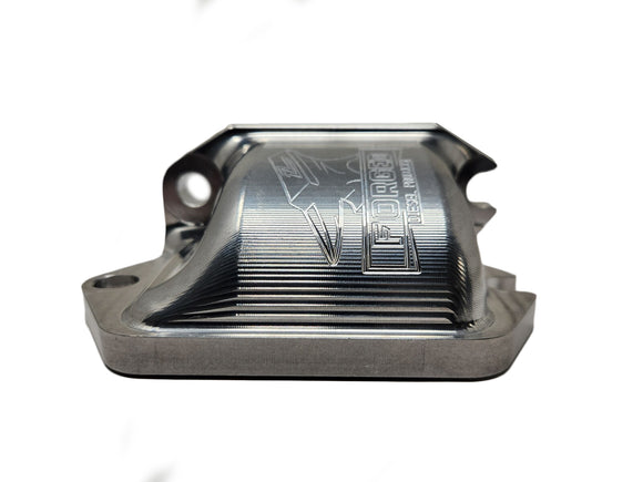 Forged Diesel Billet Engine Oil Cooler Adapter, 2001-2007, 2011-2019 GM 6.6L Duramax LB7 LLY LBZ LML L5P, Photo 4
