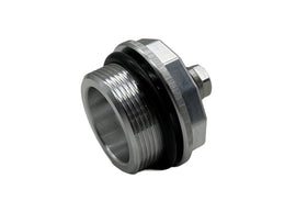 Forged Diesel Water In Fuel, WIF, Sensor Delete Plug With Drain, 2001-2016 GM 6.6L Duramax LB7 LLY LBZ LLY LMM, Photo 2