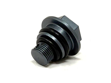Forged Diesel Billet Fuel Filter Drain Plug, 2017-2019 GM 6.6L Duramax L5P - 0