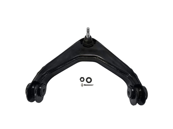 285016 Forged Diesel Front Upper Control Arm and Ball Joint Assembly, 2001-2010 GM 6.6L Duramax LB7 LLY LBZ LMM, Offset for Leveled Trucks