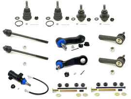 Forged Diesel 13 Piece Tie Rod Ball Joint Idler Pitman Arm Kit, 2001-2010 GM 6.6L Duramax LB7 LLY LBZ LMM