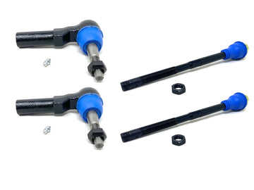 Forged Diesel 4 Piece Tie Rod Kit, 2011-2019 GM 6.6L Duramax LML L5P