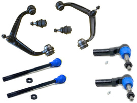 Forged Diesel 8 Piece Upper Control Arm Ball Joint Tie Rod Kit, 2011-2019 GM Duramax