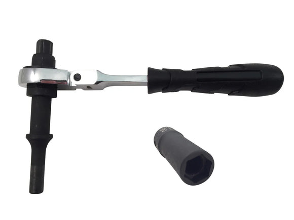 Forged Diesel VibroShock Impact Glow Plug Removal Tool, 2001-2025 GM 6.6L Duramax LB7 LLY LBZ LMM LML L5P