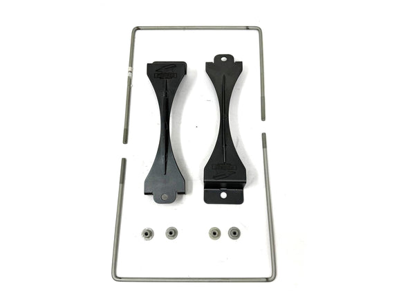 Forged Diesel Stainless Steel Battery Hold-Down Brackets, 2017-2022 Ford 6.7L Power Stroke, Photo 2