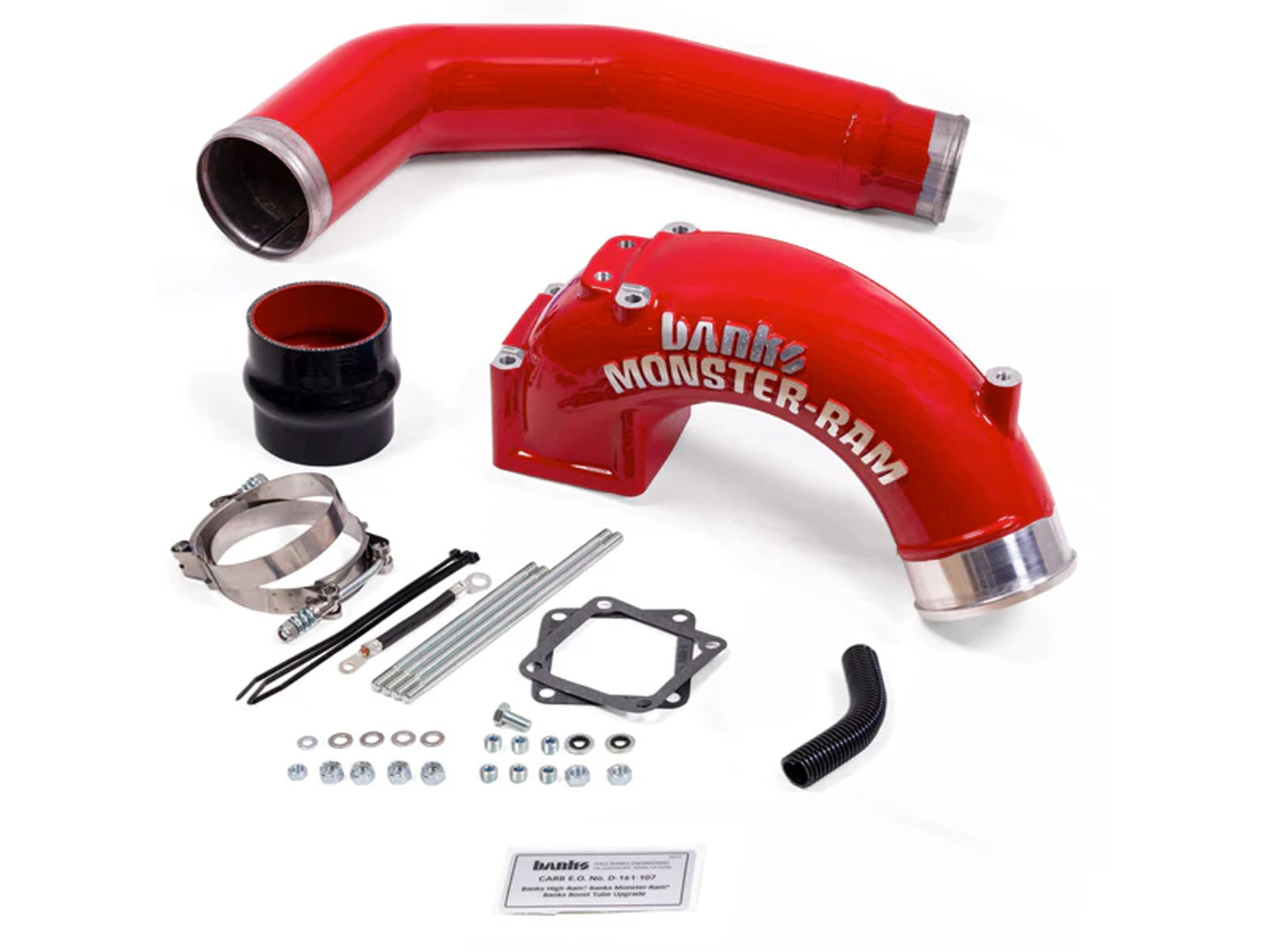 Banks 42766 Monster-Ram Intake System, 3.5-inch, 2003-2007 Dodge Ram 5.9L Cummins, Stock Intercooler, with Boost Tube