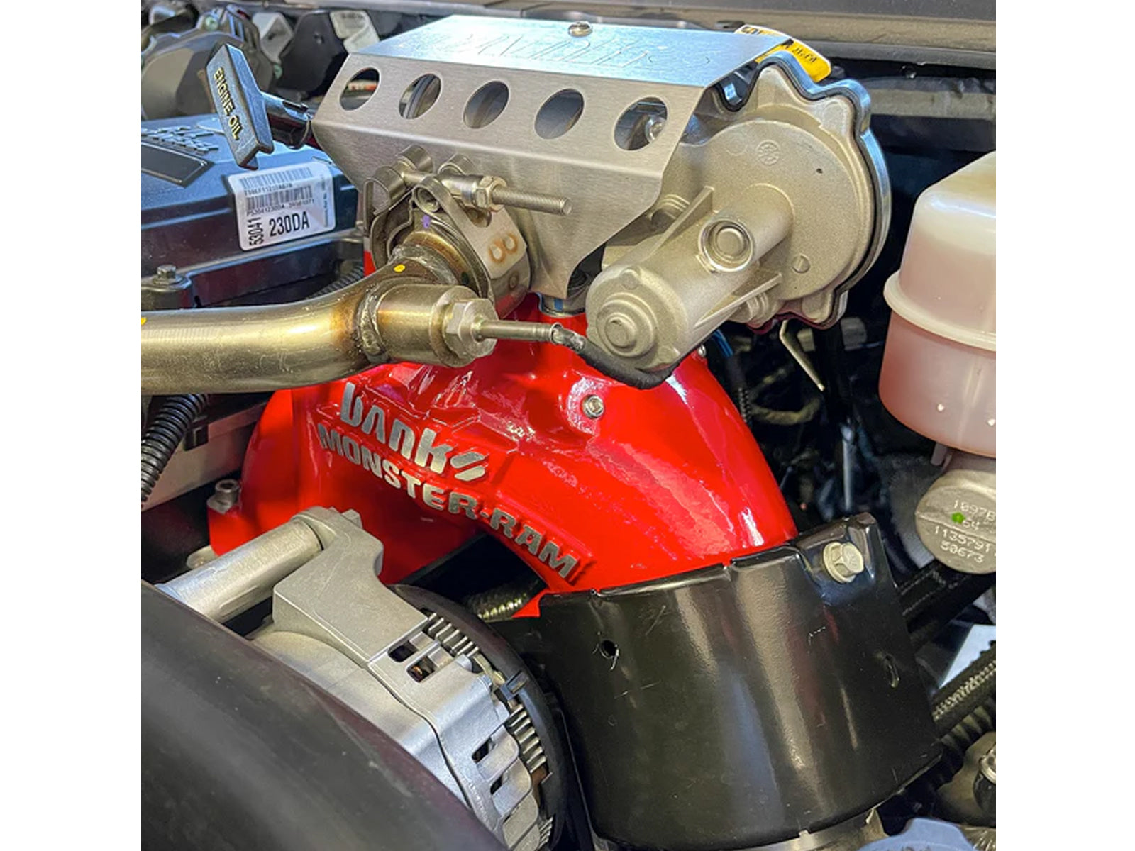 Banks 42798 Monster-Ram Intake and Grid Heater Upgrade, 2013-2018 Dodge Ram 6.7L Cummins, Installed