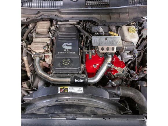 Banks 42805 Monster-Ram Intake and Grid Heater Upgrade, 2019-2024 Ram 6.7L Cummins, Cab and Chassis, Installed