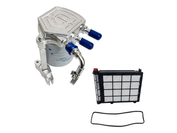 S&S Diesel 6.7F17-LPK Billet Fuel Filter Housing Replacement, Leak Prevention Kit, 2017-2026 Ford 6.7L Powerstroke, Kit Plus Chassis Mounted Filter