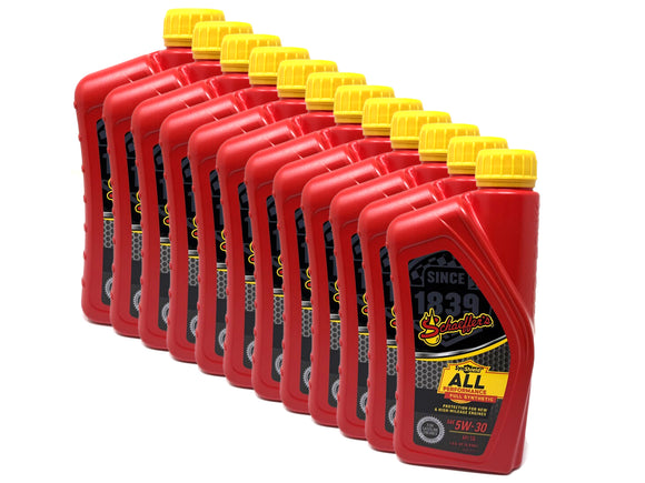Schaeffers SynShield All Performance Full Synthetic 5W-30 Gasoline Oil, Quart 12 Pack