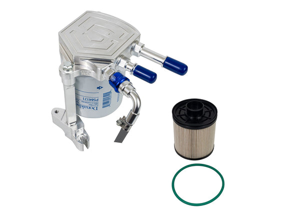 S&S Diesel 6.7F11-LPK Billet Fuel Filter Housing Replacement, Leak Prevention Kit, 2011-2016 Ford 6.7L Powerstroke, with Filter