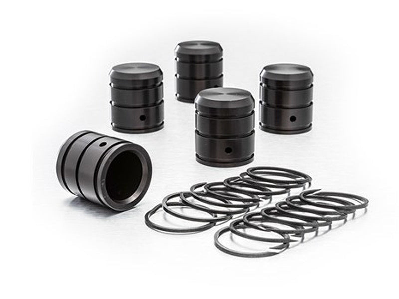 RevMax 68RFE Accumulator Piston Kit, Anodized, Wear Resistant Billet, 2007-2020 Dodge Ram 6.7L Cummins