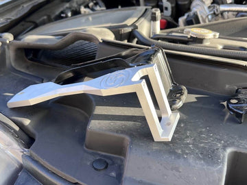 S&B Filters 72-1000 Billet Battery Hold-Down Brackets, 2011-2022 Ford 6.7L Powerstroke