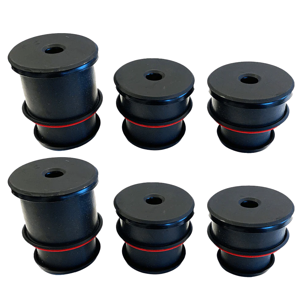 S&B Filters 81-1008 Silicone Body Mount Kit, 1980-1996 Ford F-Series and 1997 Super Duty