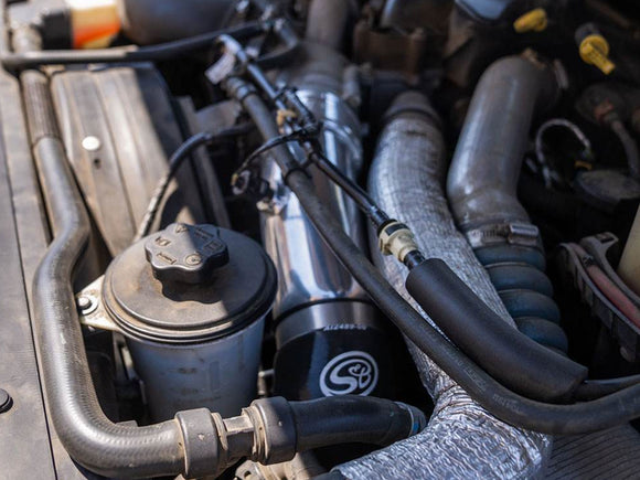 S&B Filters 83-1012 Cold Side Intercooler Pipe, 2023-2025 Ford 6.7L Powerstroke Cab and Chassis, Installed