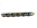 97361353 OE Fuel Injection Rail, Left Drivers Side, 2007.5-2010 GM 6.6L Duramax LMM, Side Angle