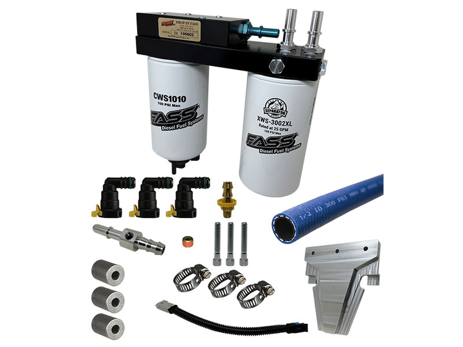 FASS DIFSFRD1001 Drop-In Series Diesel Fuel System, 2017-2023 Ford 6.7L Powerstroke