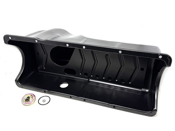 F4TZ6675AAA OE Engine Oil Pan, 1994-1996 Ford 7.3L Powerstroke, Photo 2