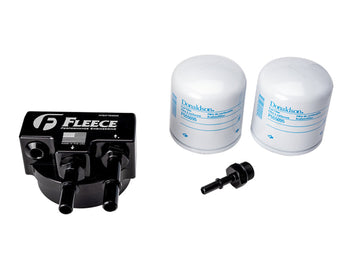 Fleece Engine Mounted Filter Assembly, 2011-2024 6.7L Ford Powerstroke