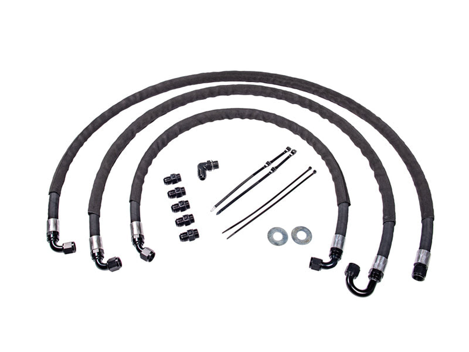 Fleece Allison Transmission Cooler Line Set, 2015-2016 GM 6.6L Duramax LML